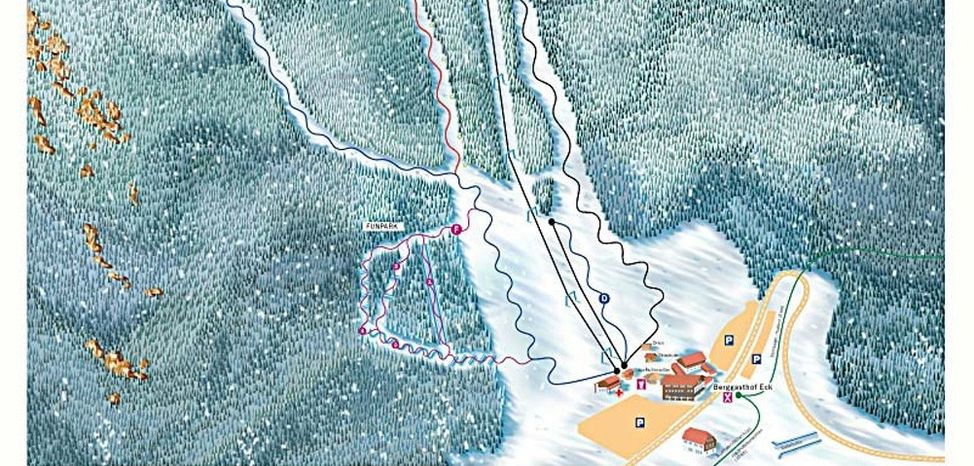Information about the ski resort Eck