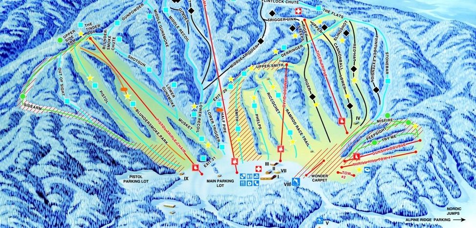 Information about the ski resort Gunstock Ski Area