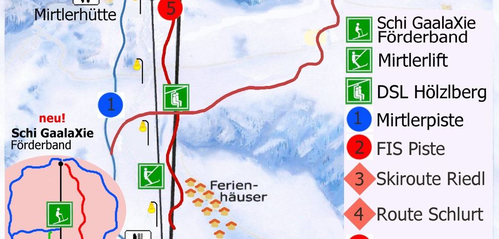 Information about the ski resort Gaaler Ski Lifts