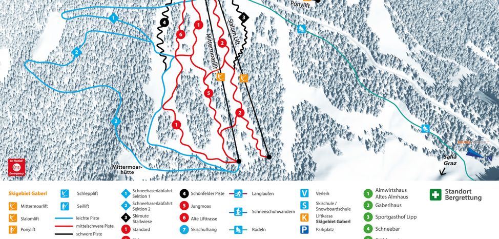 Information about the ski resort Gaberl Plankogel