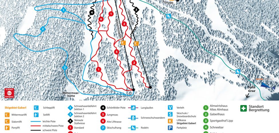 Information about the ski resort Gaberl Plankogel