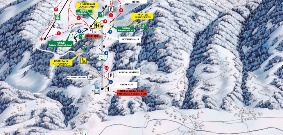 Information about the ski resort Galsterberg