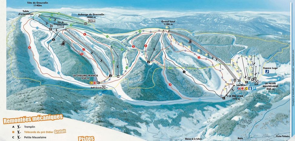Information about the ski resort Gerardmer
