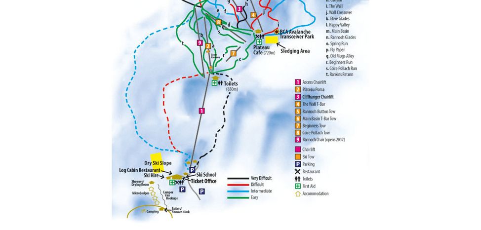 Information about the ski resort Glencoe Mountain