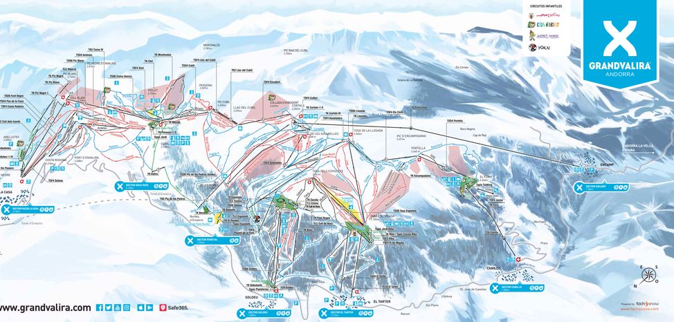 Information about the ski resort Grandvalira