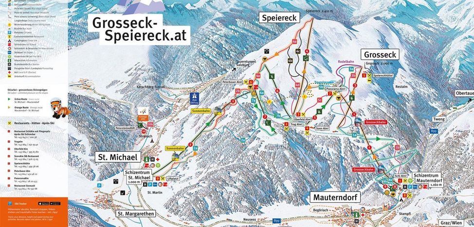 Information about the ski resort Grosseck Speiereck