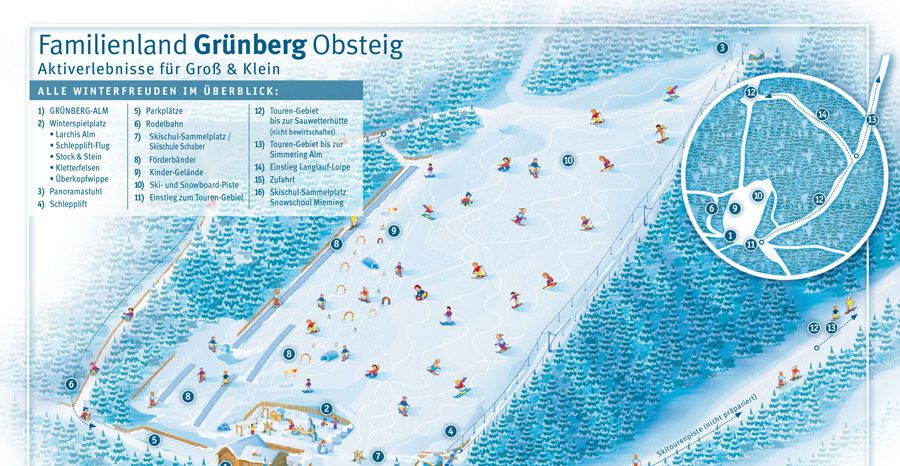 Information about the ski resort Grünberg Obsteig