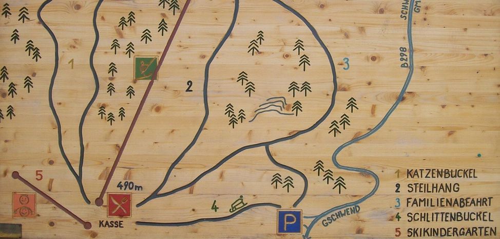 Information about the ski resort Gschwend