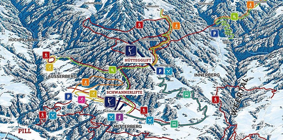 Information about the ski resort Hüttegglift Weerberg