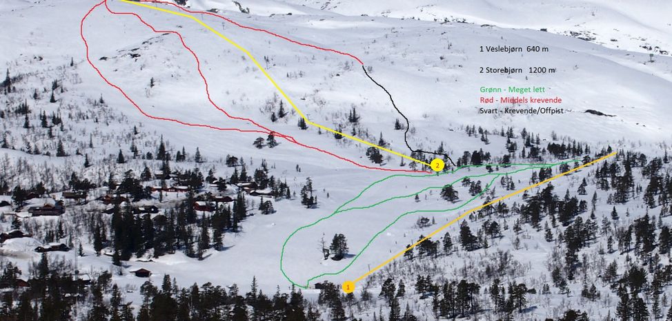 Information about the ski resort Hallbjonnsekken