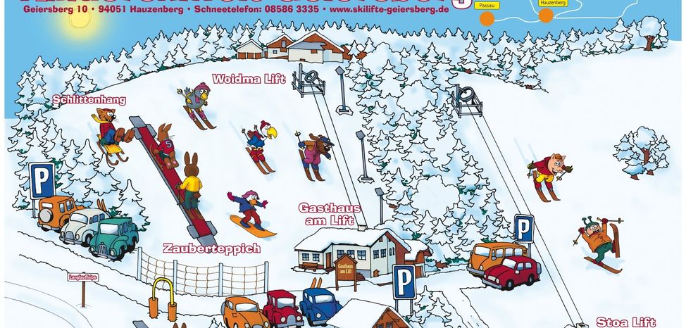 Information about the ski resort Hauzenberg Geiersberg