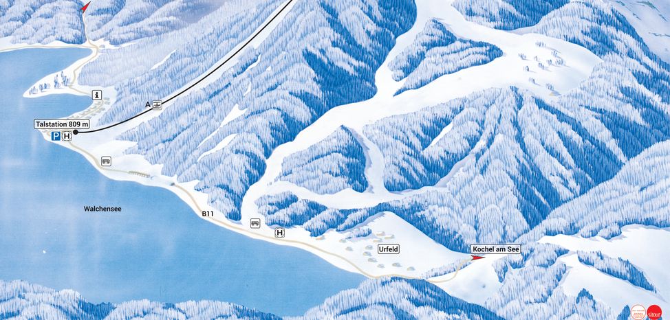 Information about the ski resort Herzogstand Walchensee