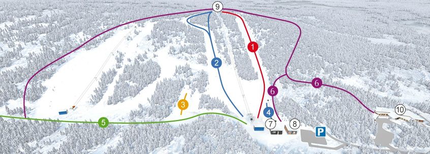 Information about the ski resort Hetta Hiihtomaa