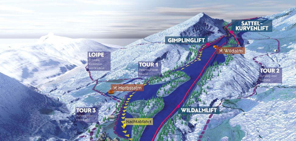 Information about the ski resort Heutal Lift near Unken