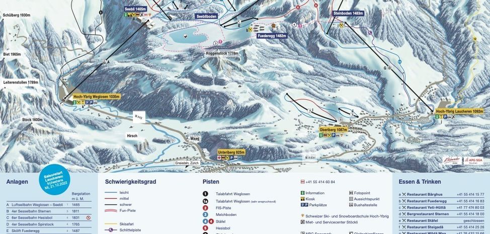 Information about the ski resort Hoch Ybrig