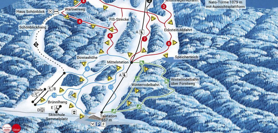 Information about the ski resort Hohenbogen