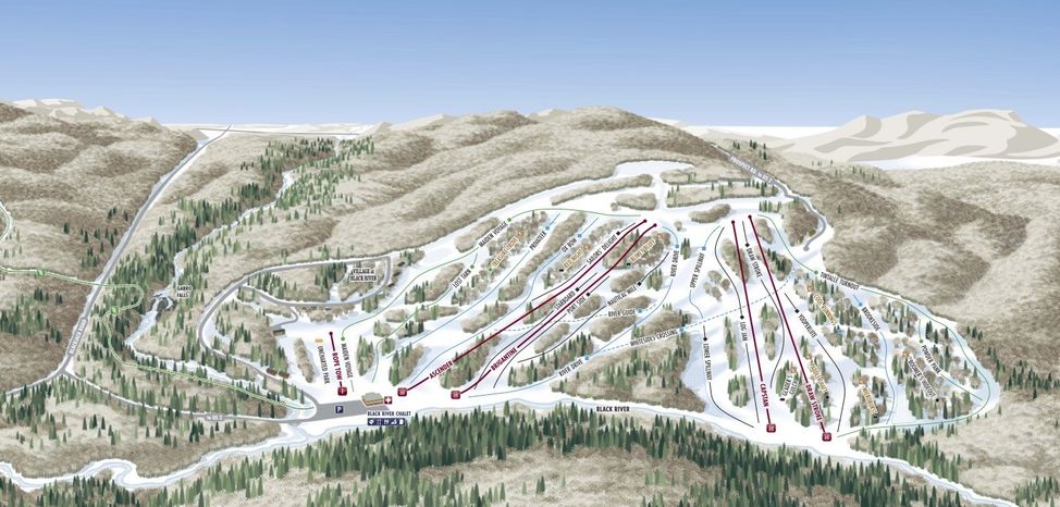 Information about the ski resort Snowriver Mountain Resort
