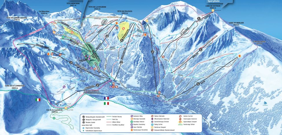 Information about the ski resort Isola 2000