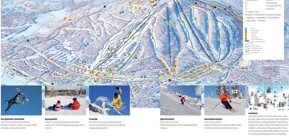 Information about the ski resort Iso Syöte