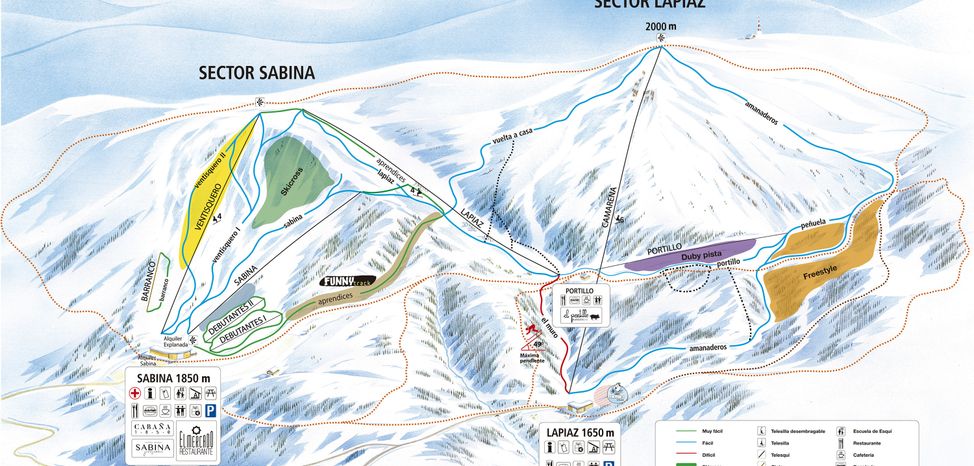 Trail map Javalambre