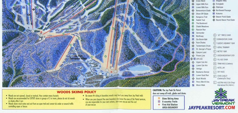 Information about the ski resort Jay Peak