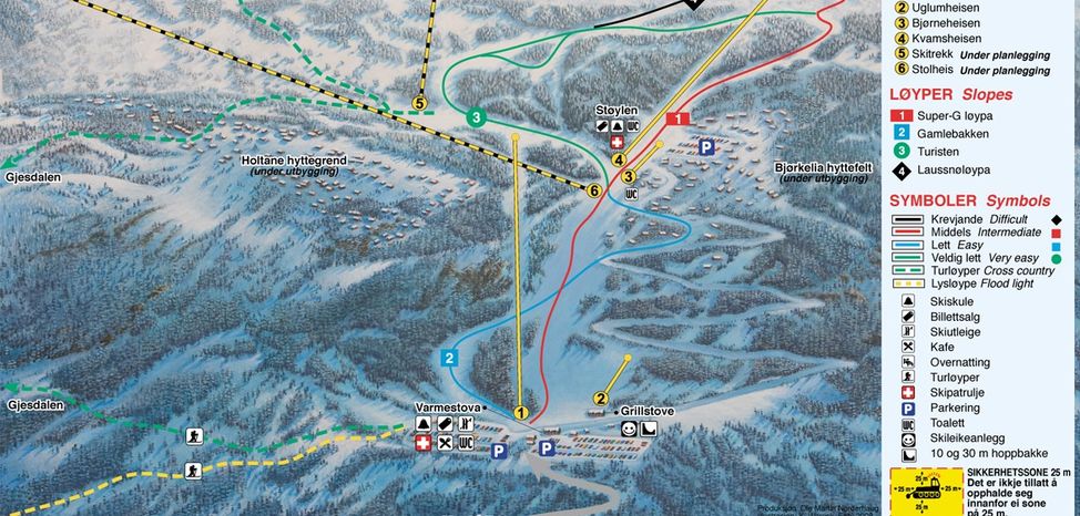Information about the ski resort Jolster