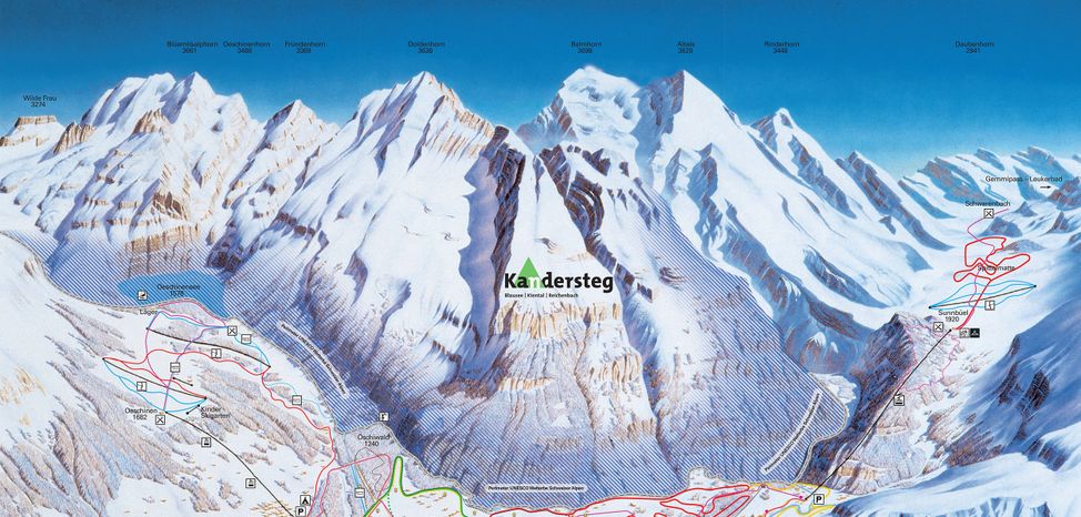 Information about the ski resort Kandersteg