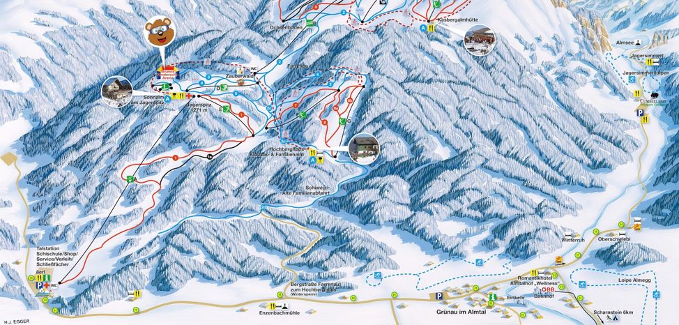 Information about the ski resort Kasberg Grünau
