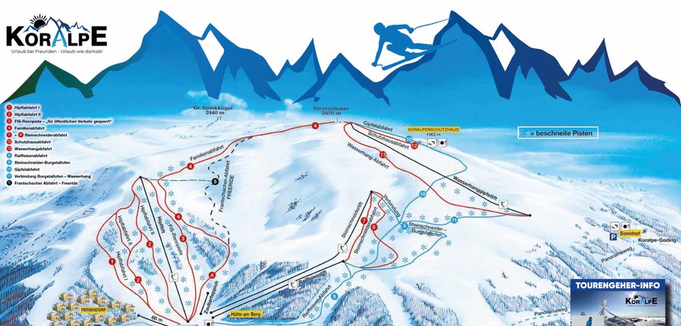 Information about the ski resort Koralpe
