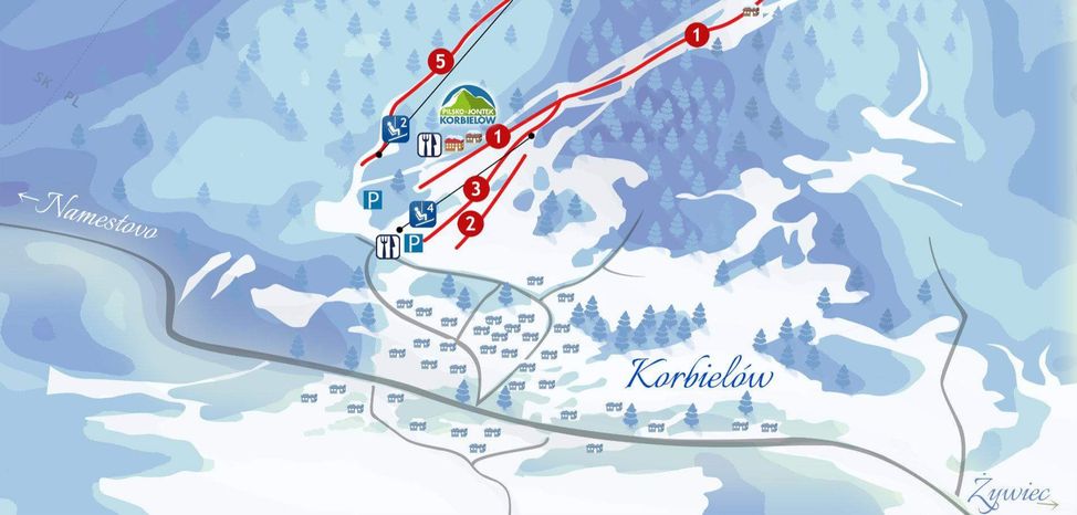Information about the ski resort Korbielow Pilsko