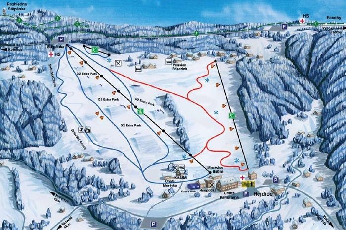 Information about the ski resort Korenov Rejdice