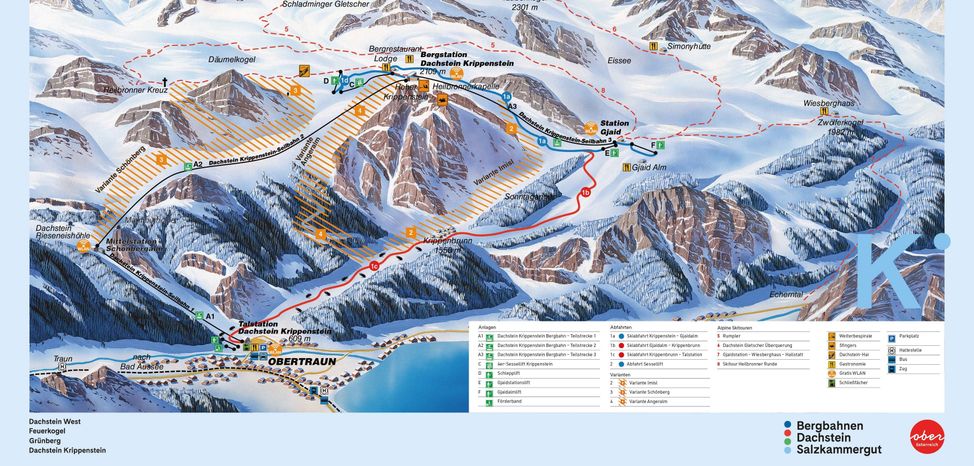 Information about the ski resort Krippenstein Obertraun