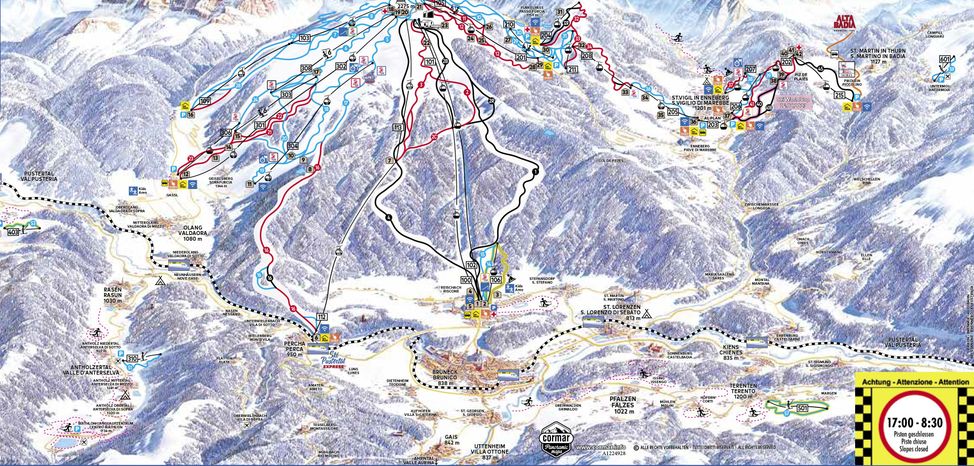 Information about the ski resort Kronplatz