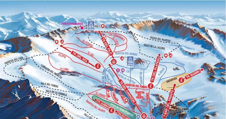 Information about the ski resort La Hoya