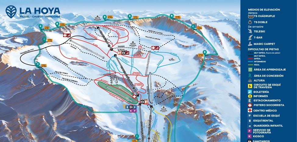 Information about the ski resort La Hoya
