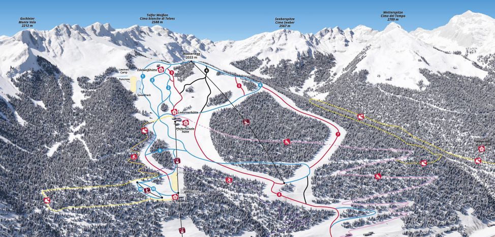 Information about the ski resort Ladurns