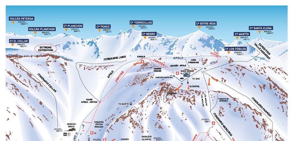 Information about the ski resort Las Lenas