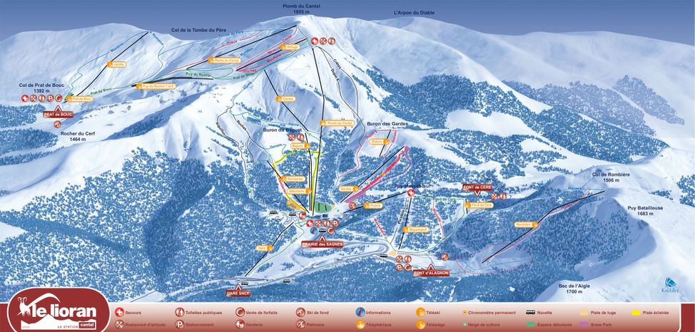 Information about the ski resort Le Lioran