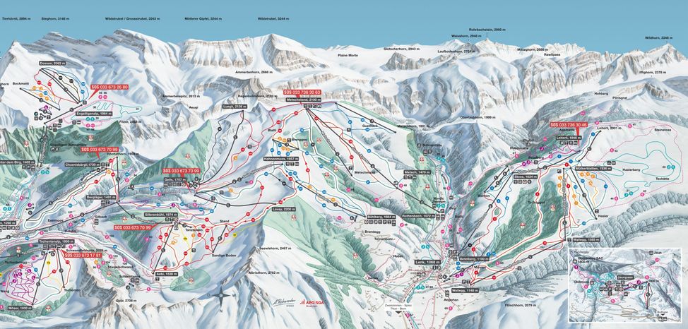 Information about the ski resort Betelberg Lenk