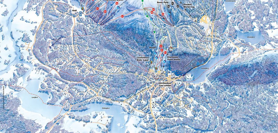 Information about the ski resort Levi