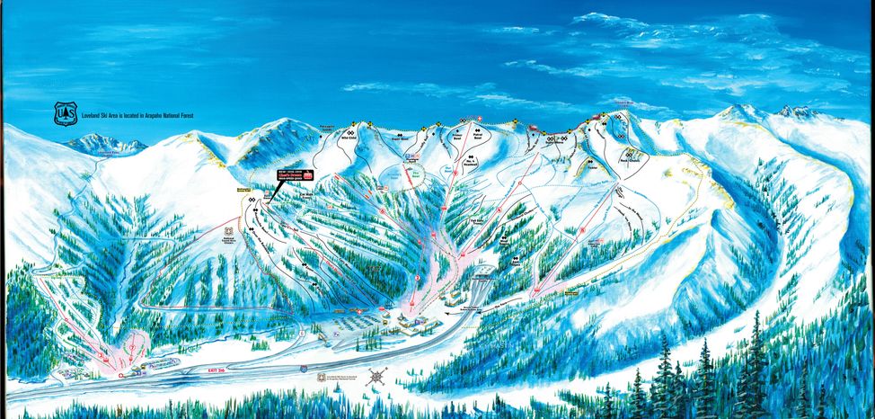 Information about the ski resort Loveland