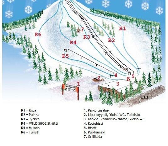 Information about the ski resort Paminne