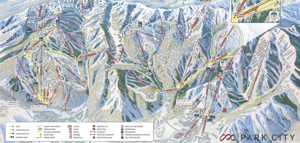 Information about the ski resort Park City