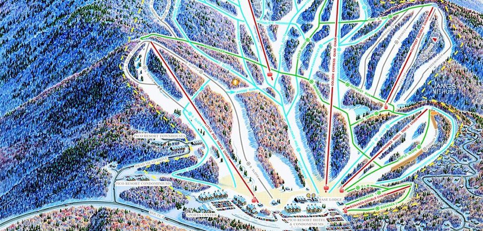 Information about the ski resort Pico Mountain