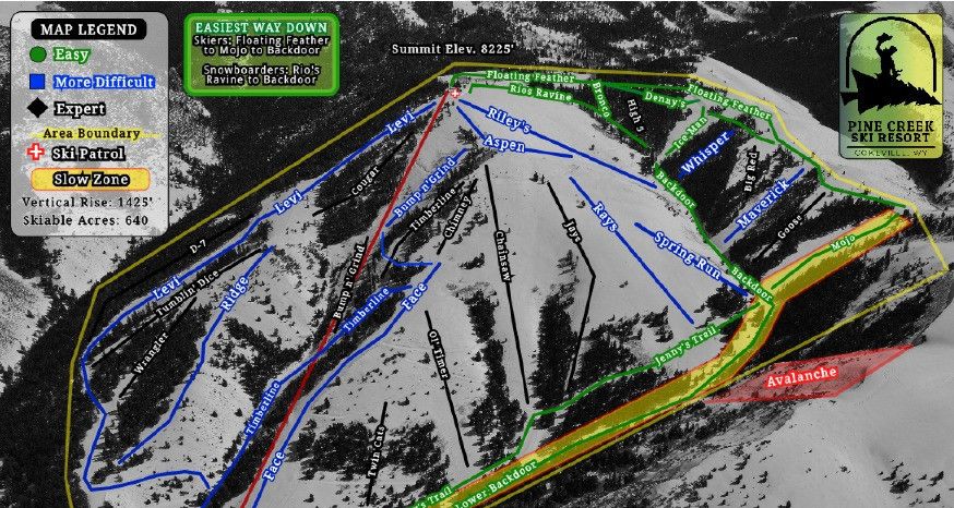 Information about the ski resort Pine Creek Ski Resort