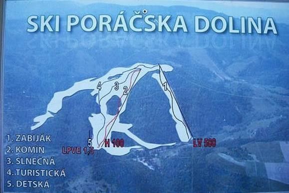 Information about the ski resort Poracska dolina