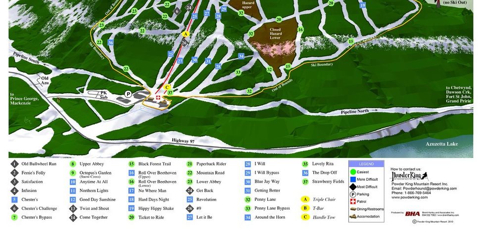 Trail Map Powder King