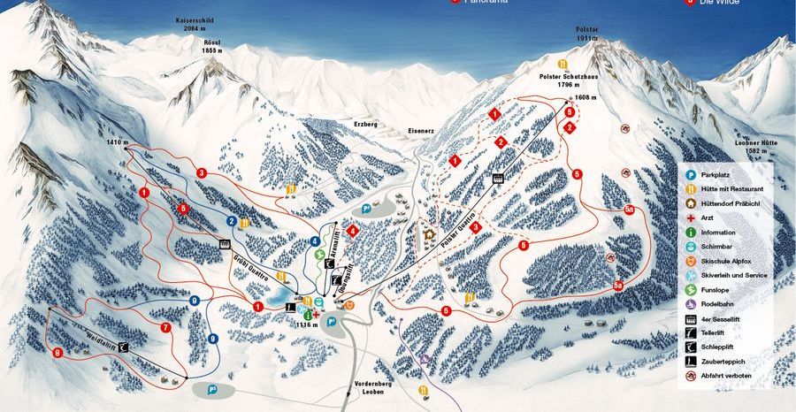Information about the ski resort Präbichl
