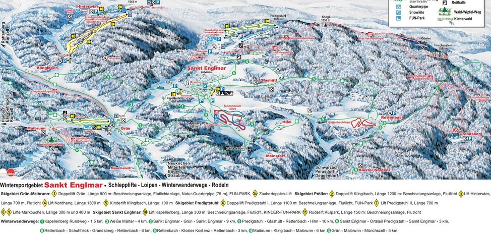 Information about the ski resort Predigtstuhl