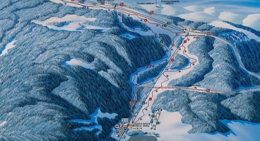Information about the ski resort Ramzova